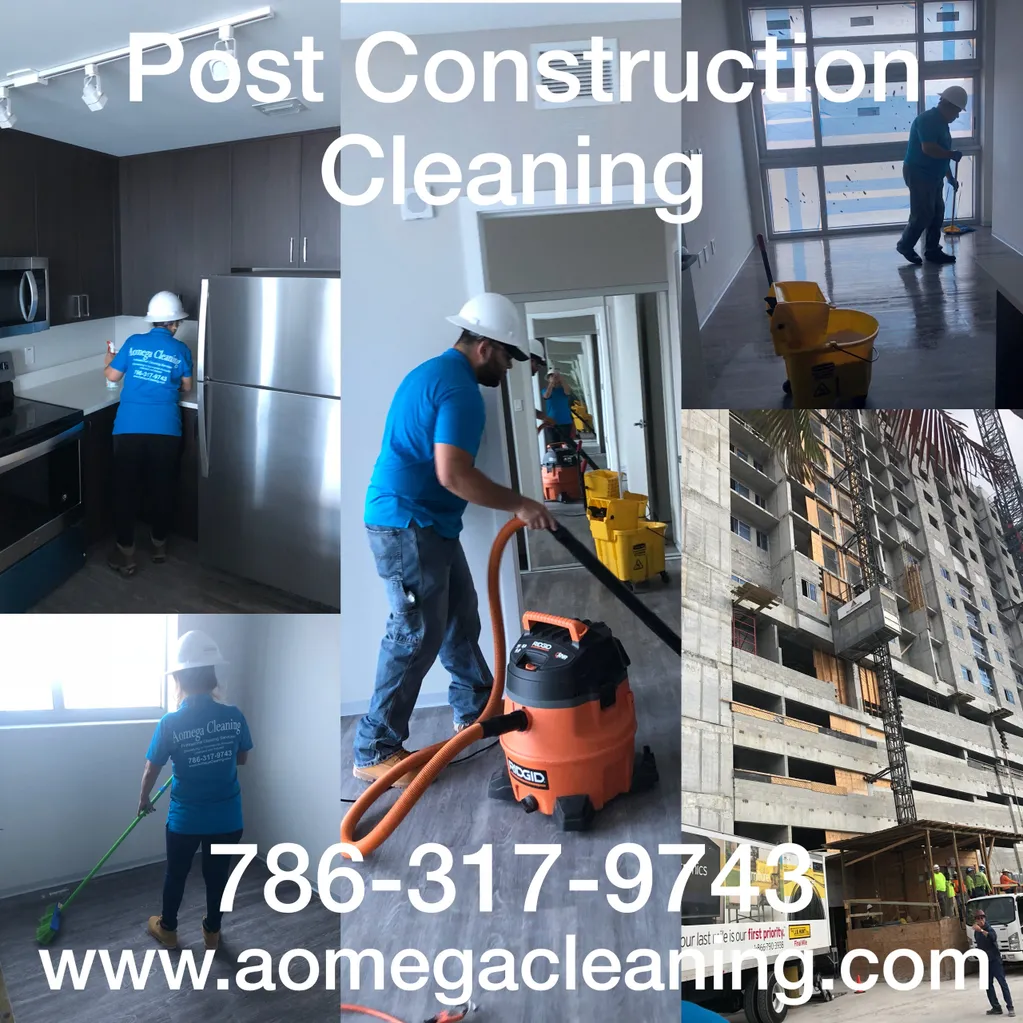 Post Construction Cleaning Miami, Aomega Cleaning